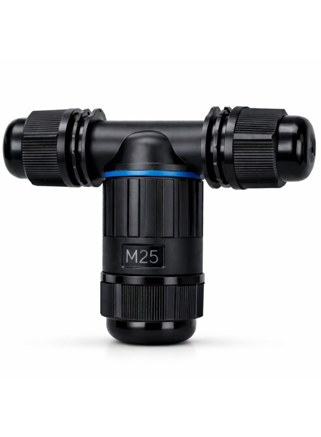 IP68 Waterproof T-Type Cable Connector M25