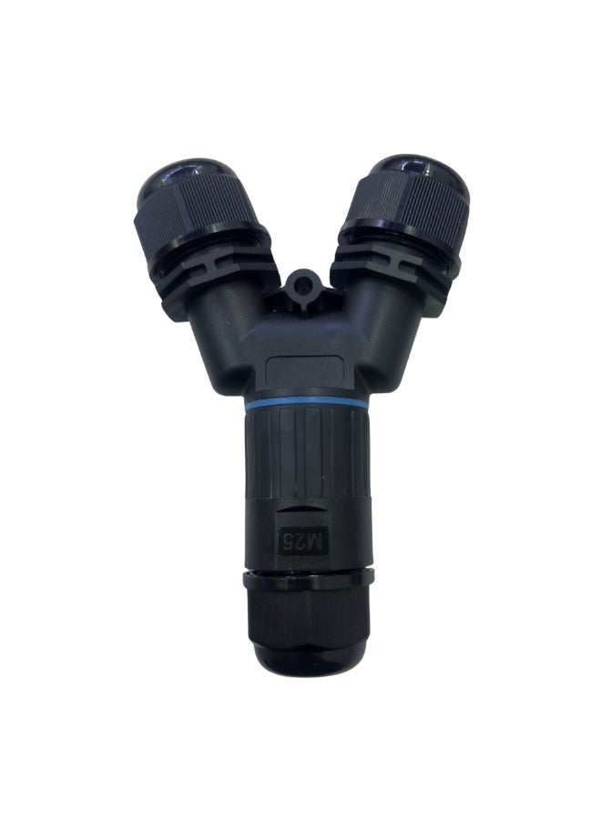 IP68 Waterproof Y-Type Cable Connector M25