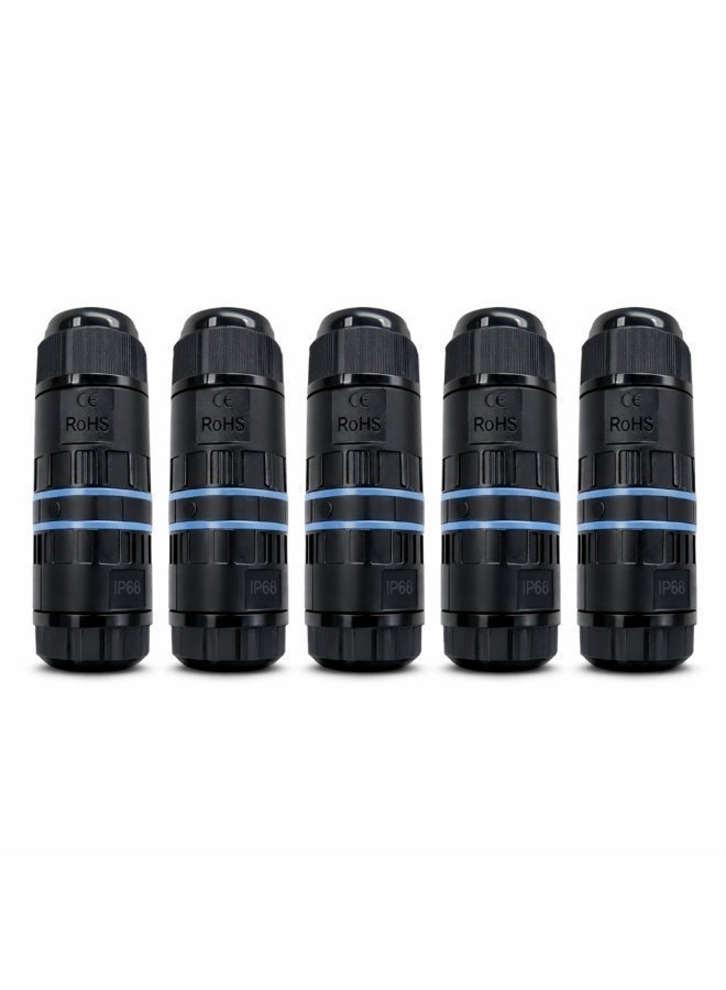 IP68 Waterproof Inline Connector M20 (Pack of 5)