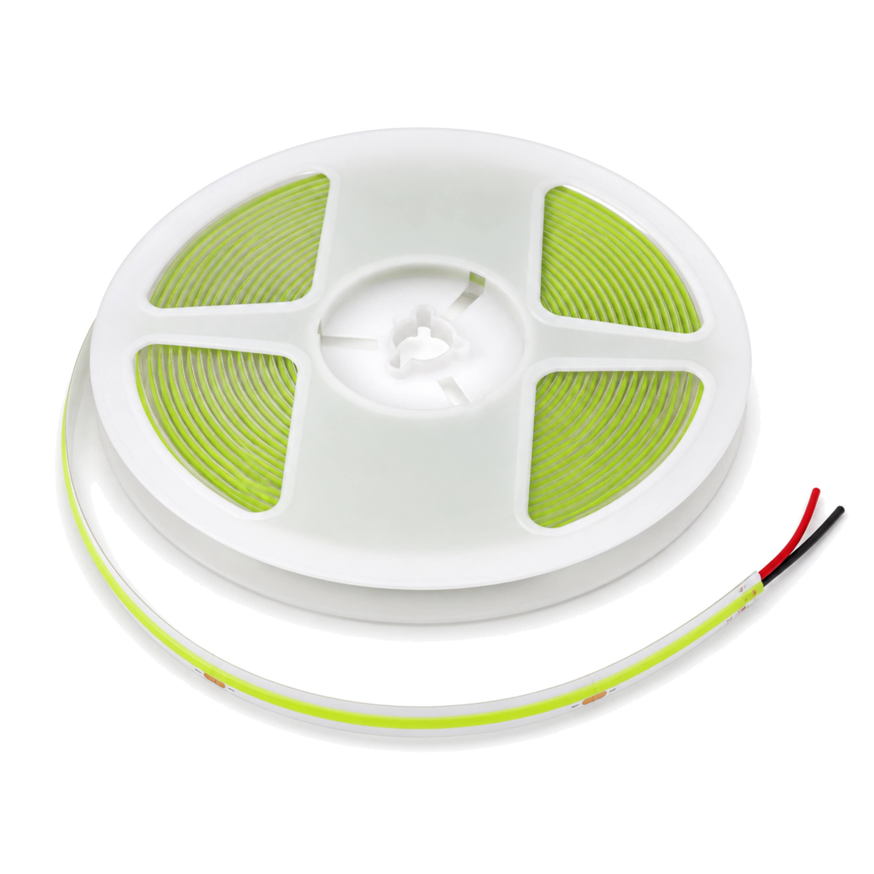 220V COB LED Strip Light – Green